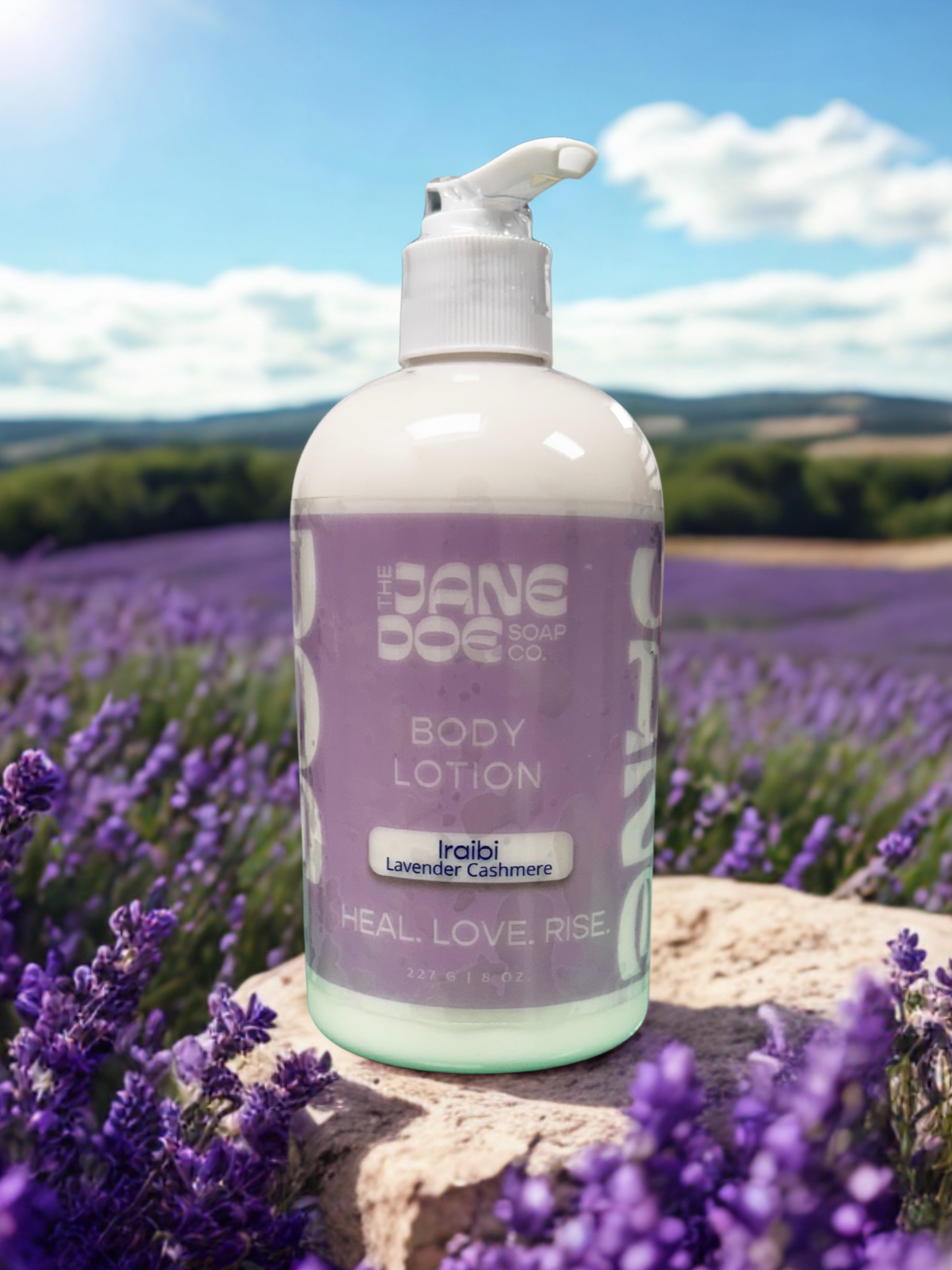 Iraibi Lavender Cashmere Body Lotion — The Jane Doe Soap Company
